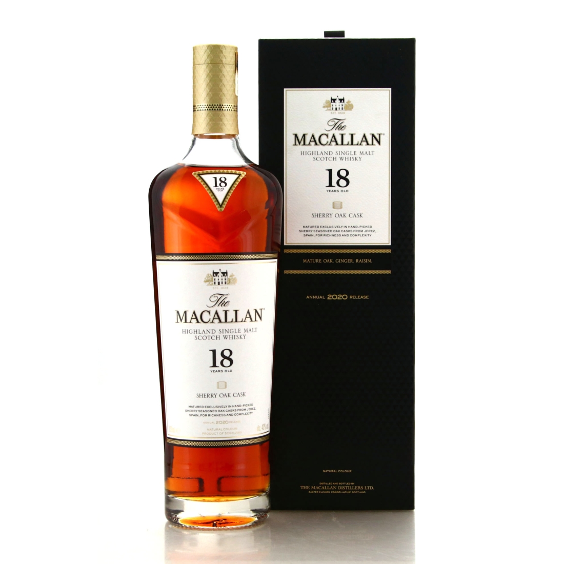 Macallan 18 Year Old Sherry Oak 2020 Release