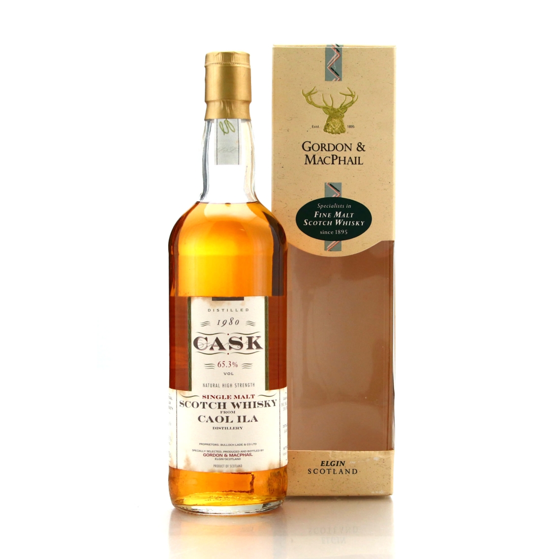 Caol Ila 1980 Gordon and MacPhail Cask Strength