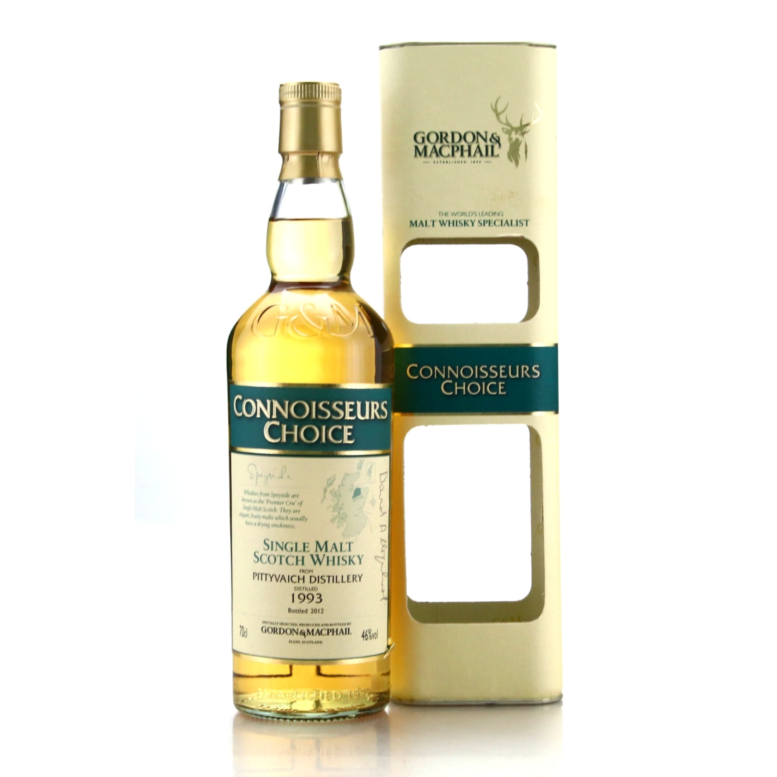 Pittyvaich 1993 Gordon and MacPhail bottled 2012 / Signed by David Urquhart
