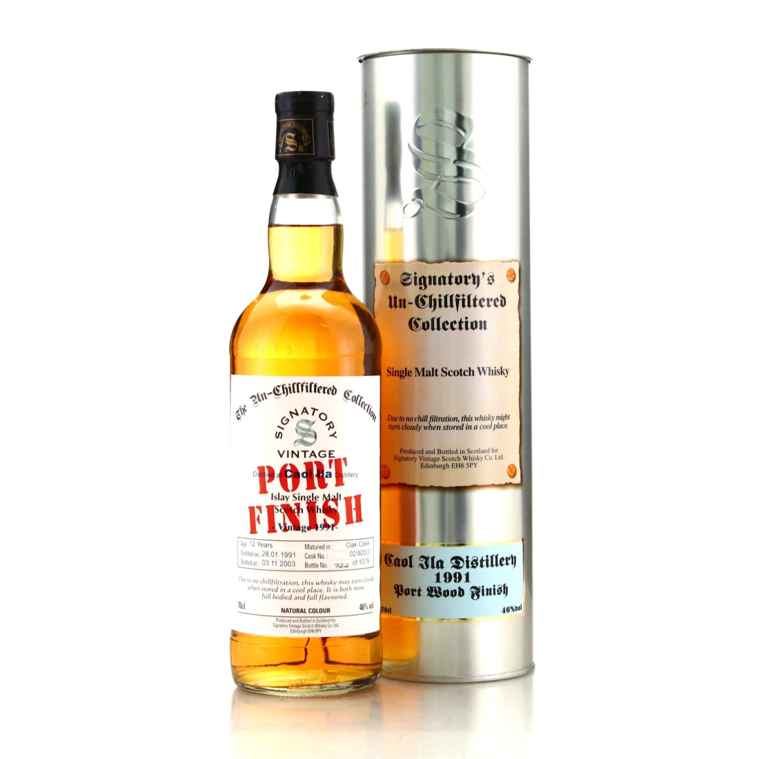 Caol Ila 1991 Signatory Vintage 12 Year Old Port Finish