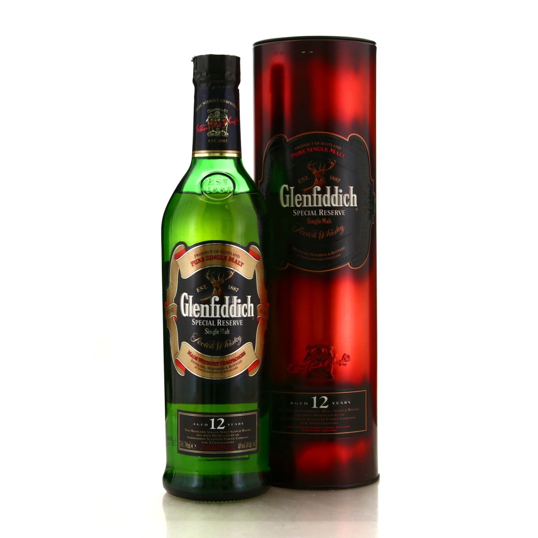 Glenfiddich 12 Year Old Special Reserve pre-2007