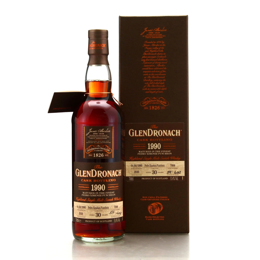 Glendronach 1990 Single PX Cask 30 Year Old #7006 / Batch 18