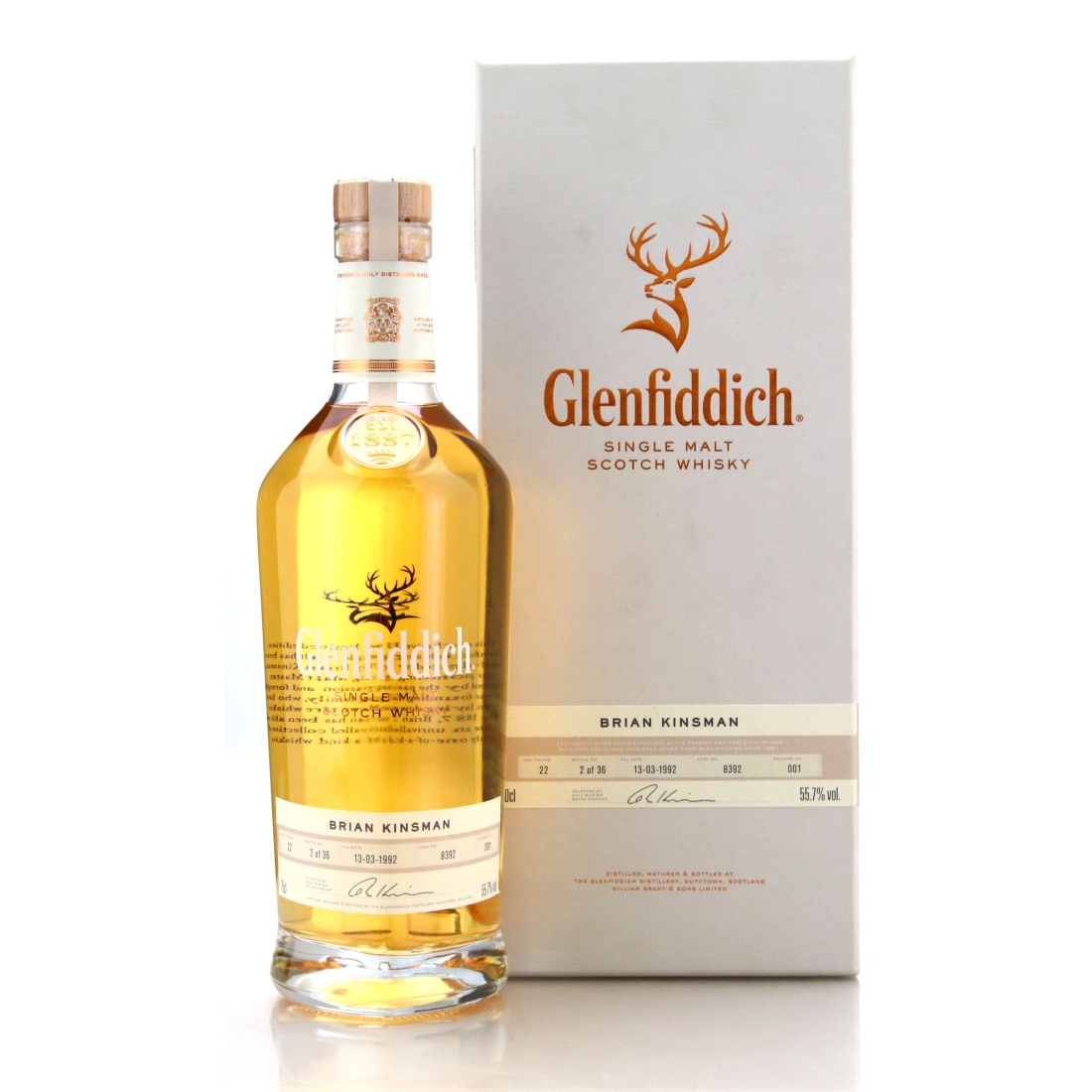Glenfiddich 1992 Private Cask 22 Year Old #8392 / Brian Kinsman