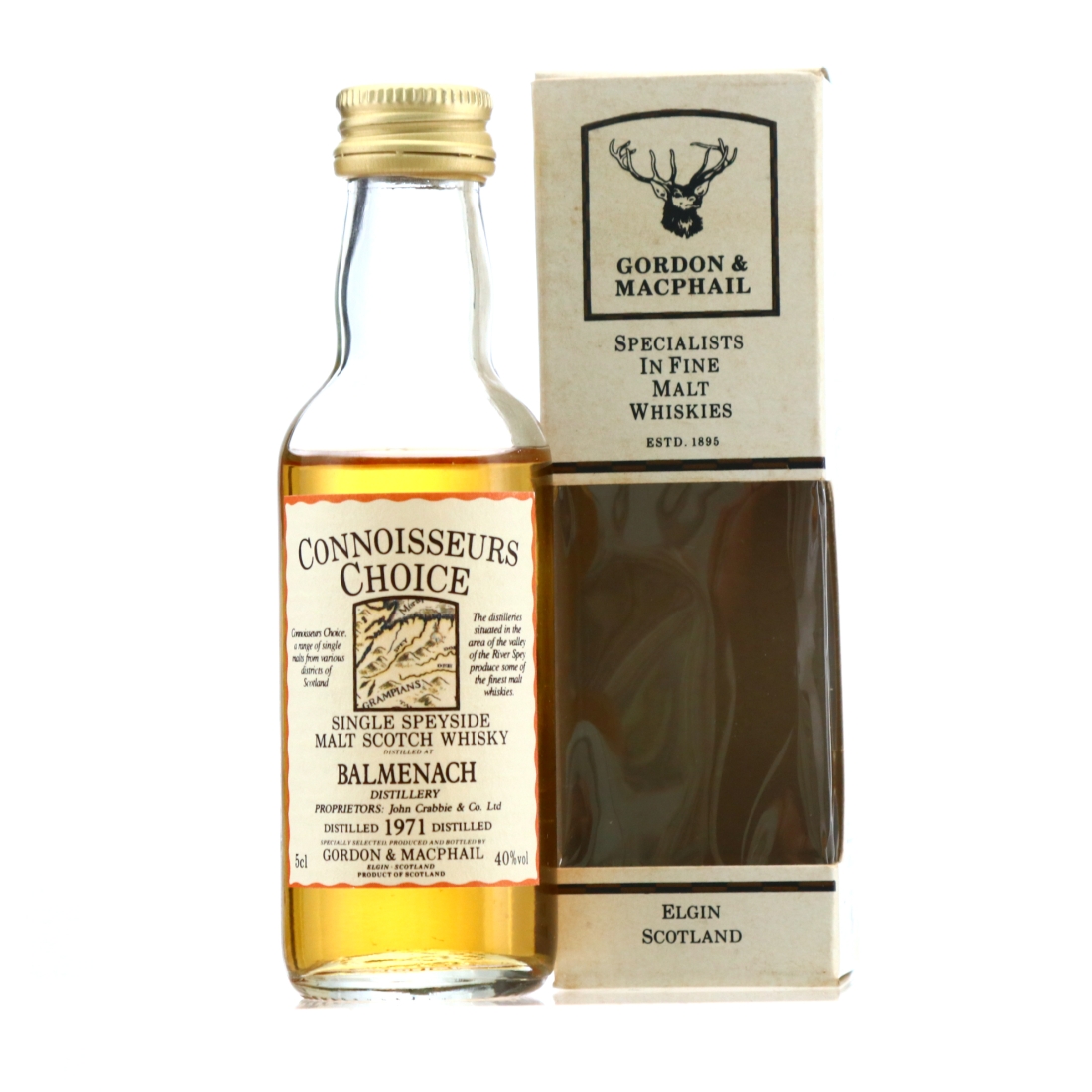 Balmenach 1971 Gordon and MacPhail Miniature