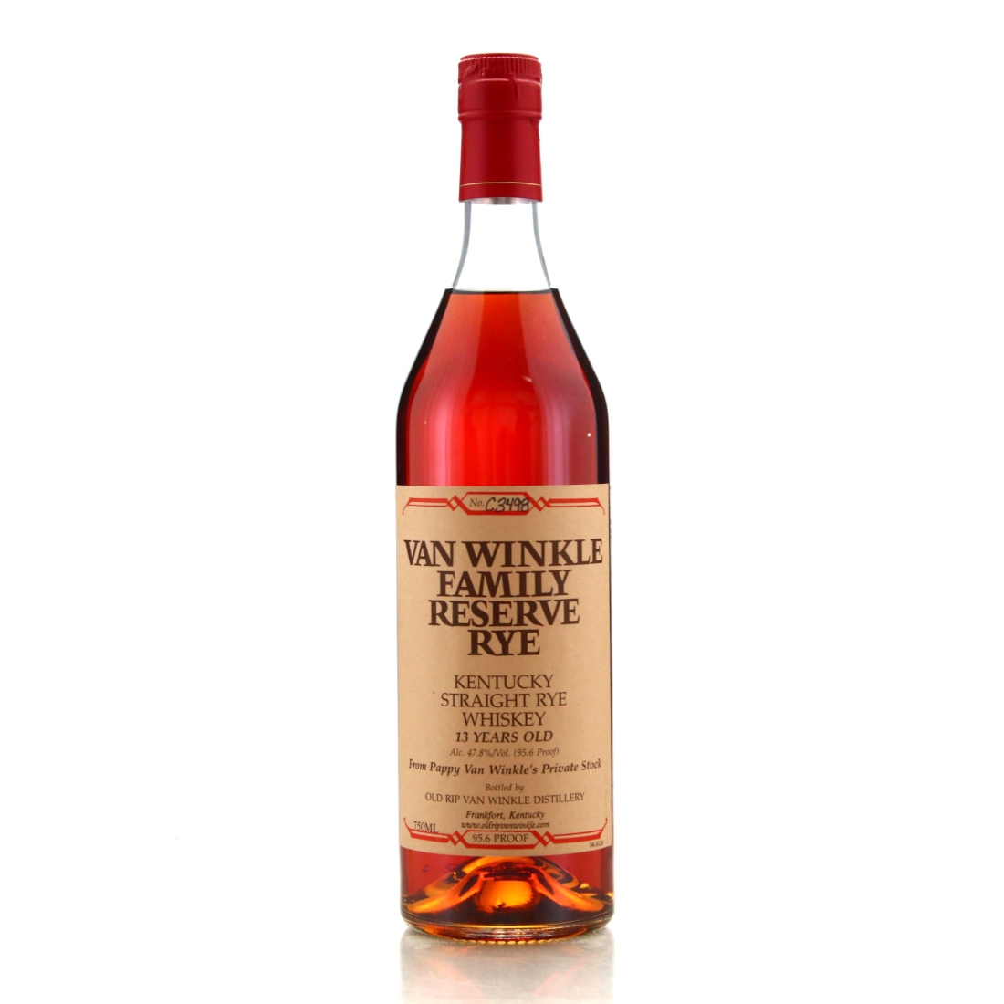 Van Winkle 13 Year Old Family Reserve Rye 2012