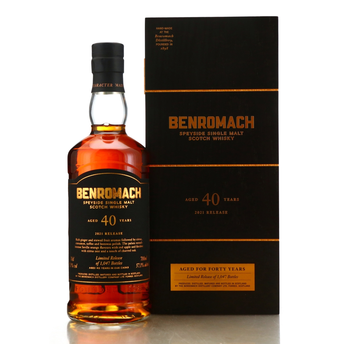 Benromach 40 Year Old 2021 Release