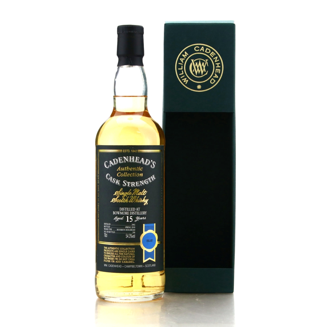 Bowmore 2002 Cadenhead's 15 Year Old