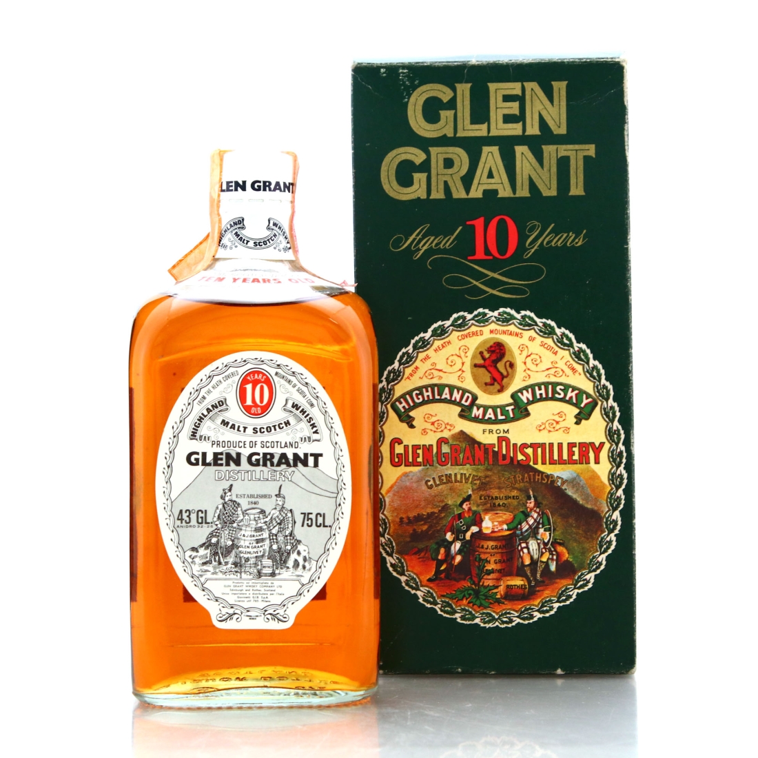 Glen Grant 10 Year Old 1960s / Giovinetti Import