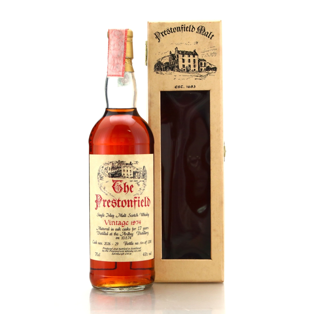 Ardbeg 1974 The Prestonfield 17 Year Old