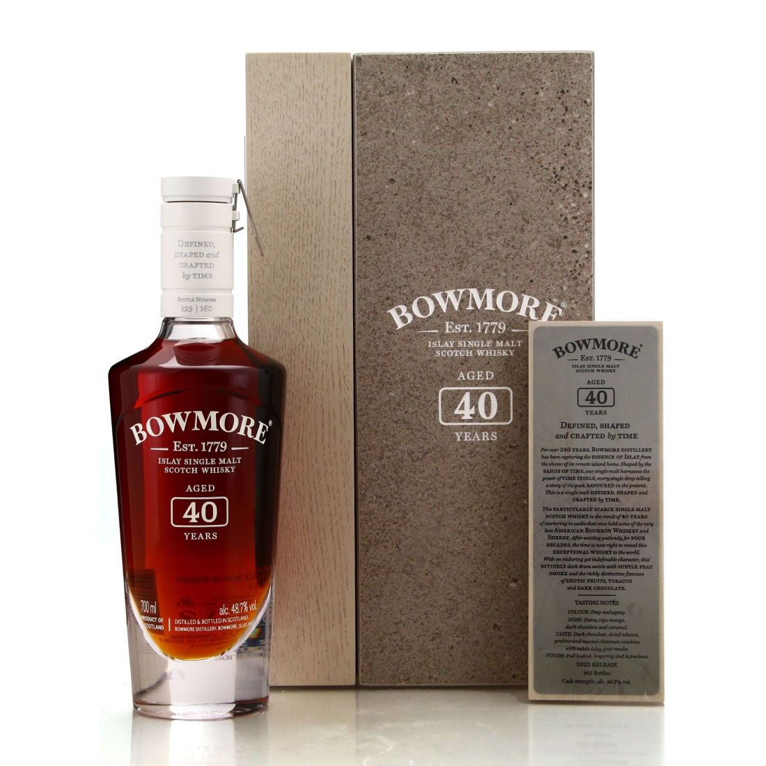 Bowmore 40 Year Old 2022 Release