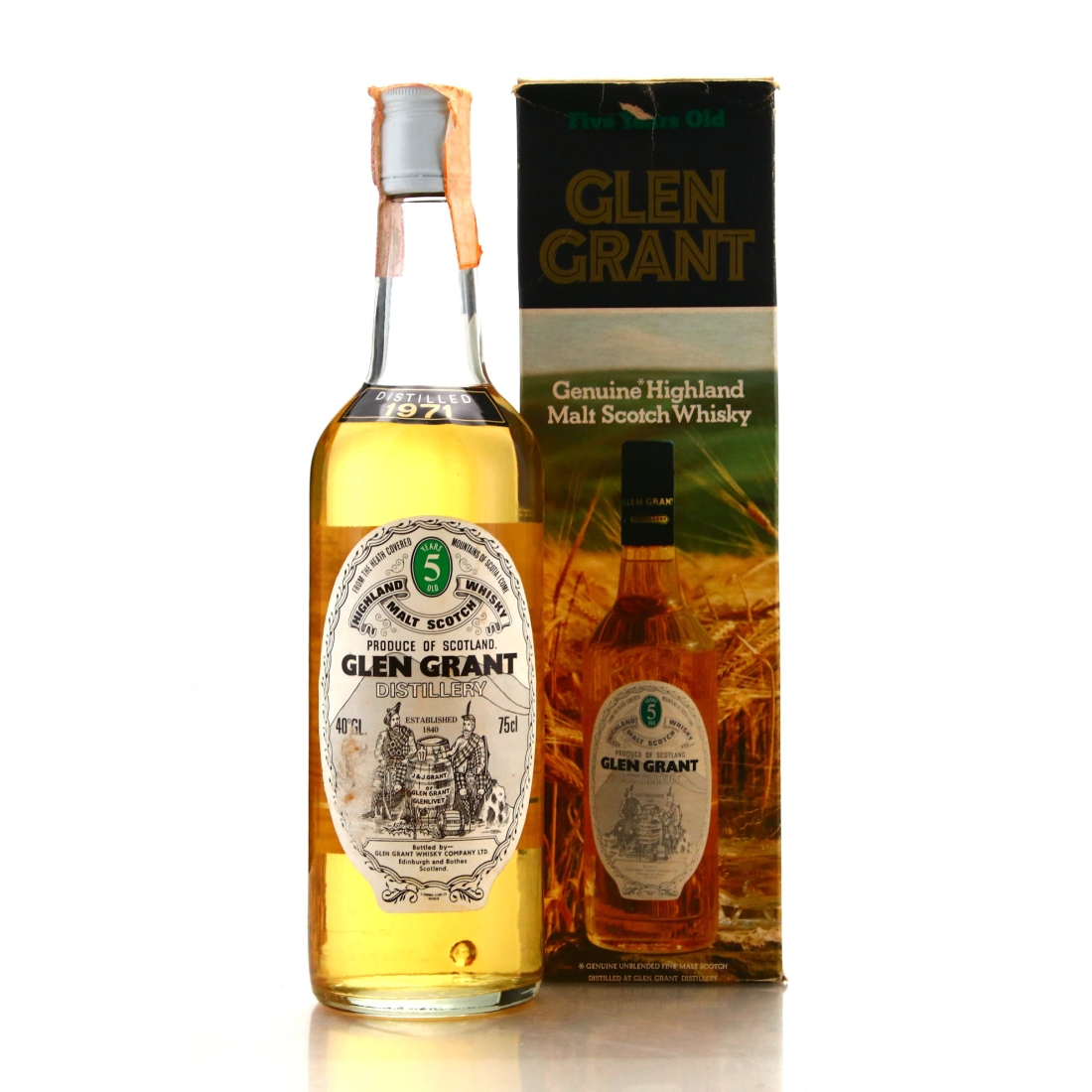 Glen Grant 1971 5 Year Old / Rossi Import
