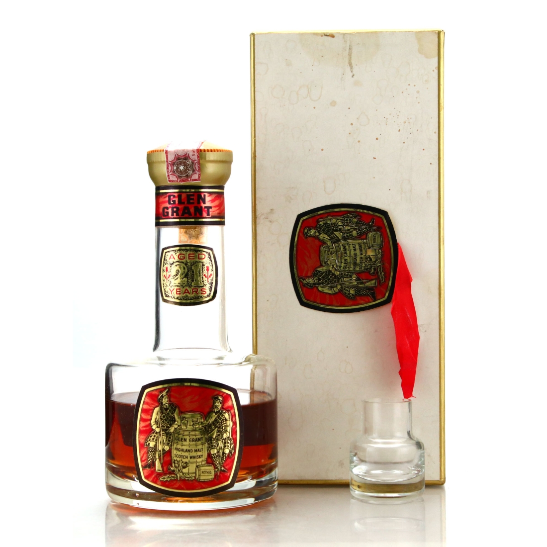 Glen Grant 21 Year Old Directors Reserve Decanter 1970s