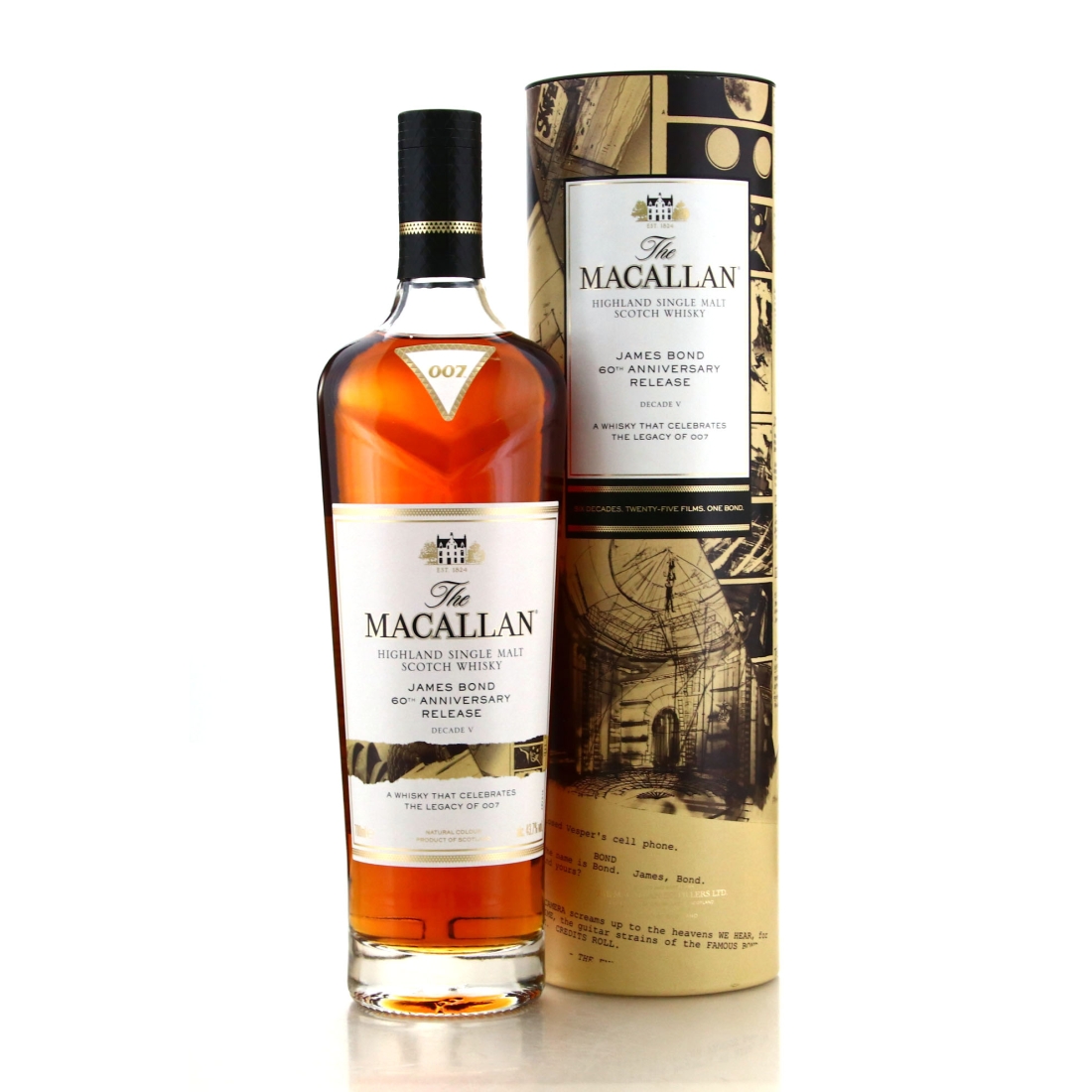 Macallan James Bond 60th Anniversary Release / Decade 5