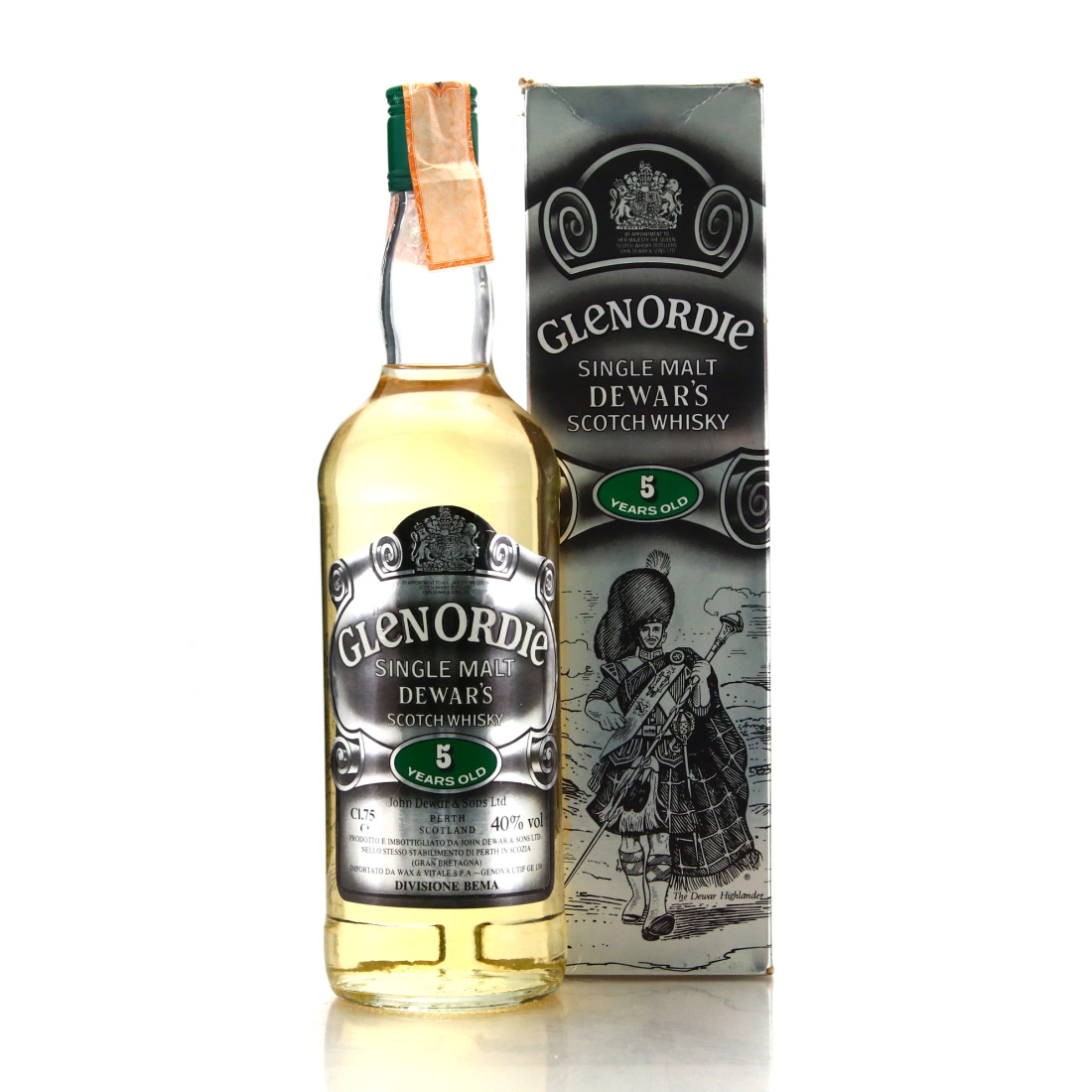 Glen Ord 'Glenordie' 5 Year Old 1980s / Wax & Vitale Import