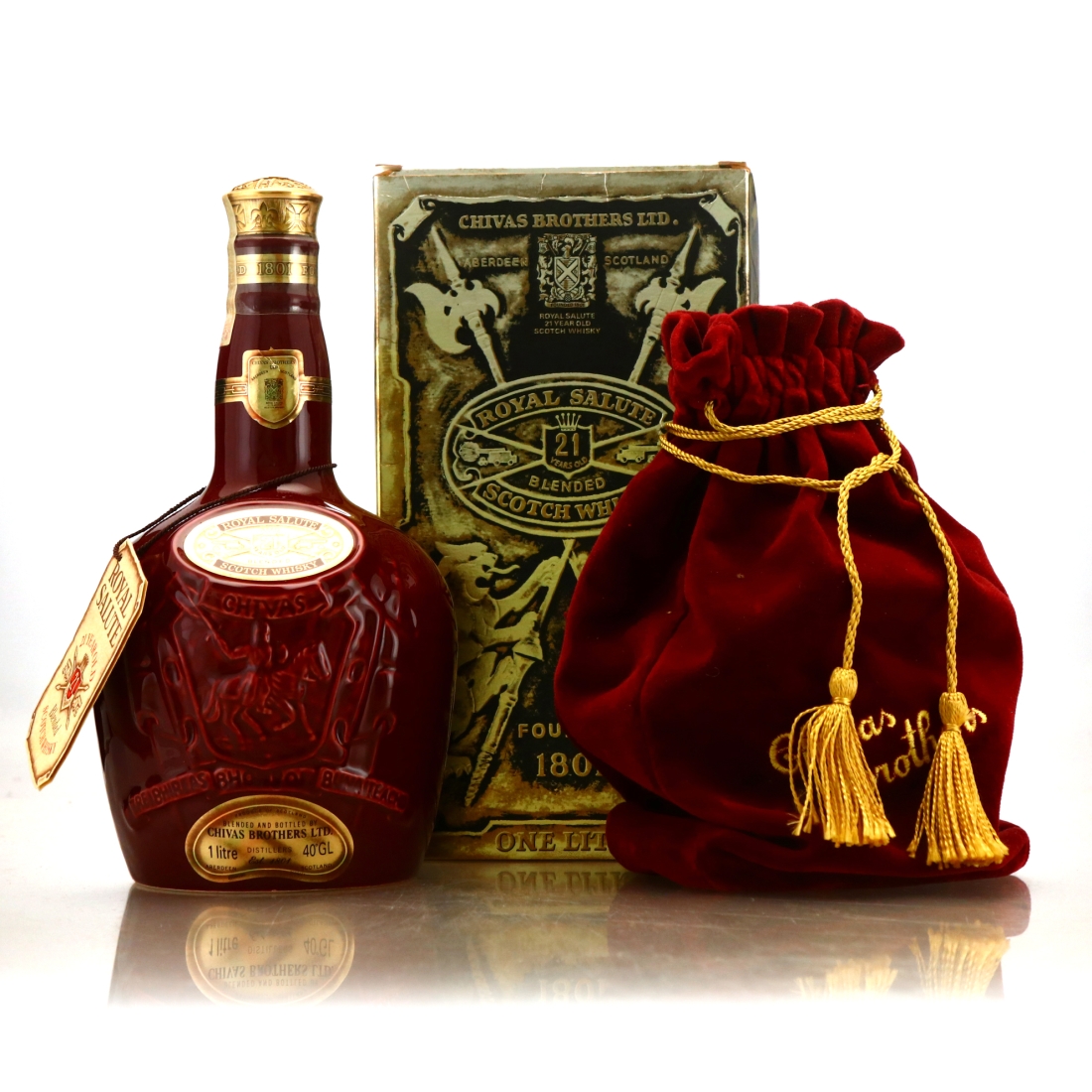 Chivas Royal Salute 21 Year Old Ruby Flagon 1 Litre