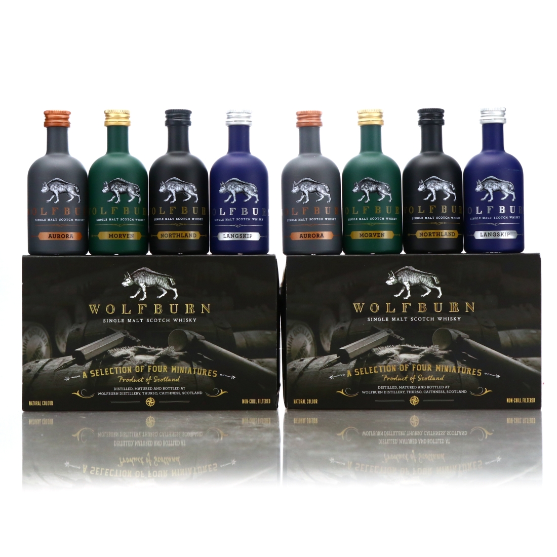 Wolfburn A Selection of Four Miniatures x 2