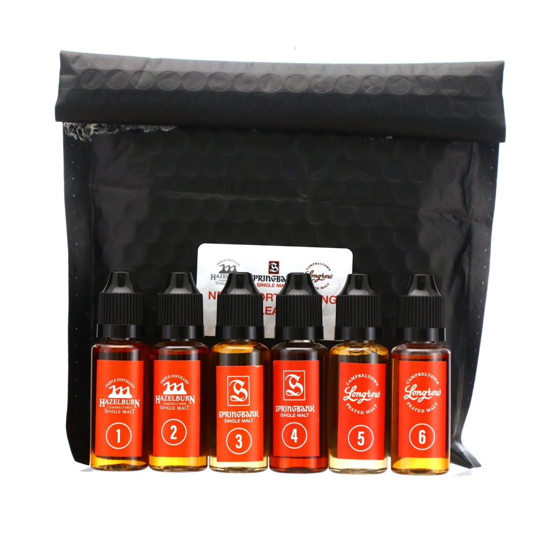 Springbank Virtual New & Forthcoming Releases Tasting 2021 Samples x 6