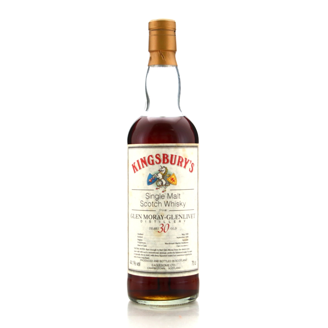 Glen Moray 1959 Kingsbury 30 Year Old