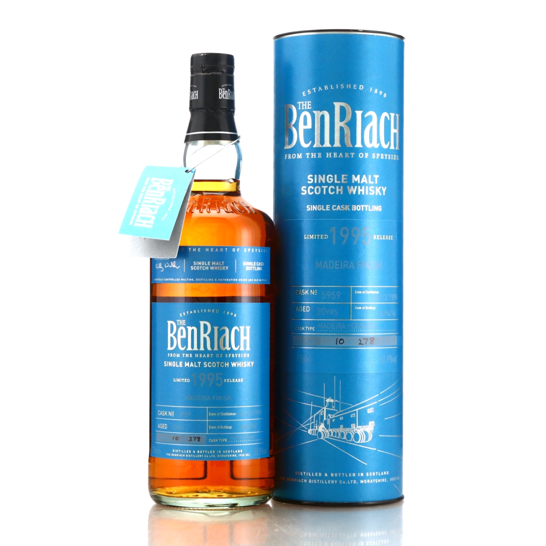 Benriach 1995 Single Cask 20 Year Old Madeira Finish