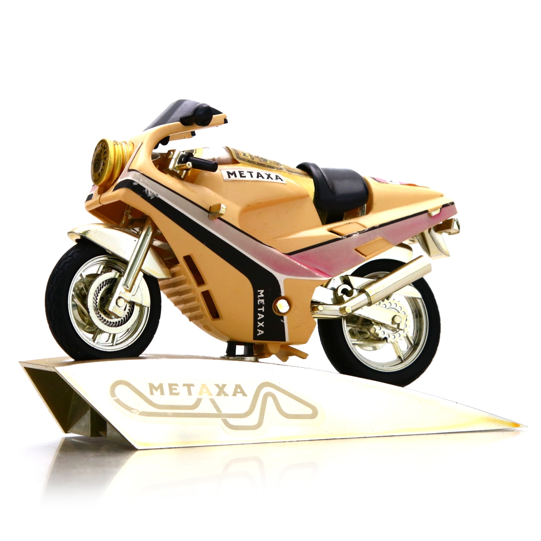 Metaxa 7-Star Gold Label Greek Brandy Motorbike Miniature