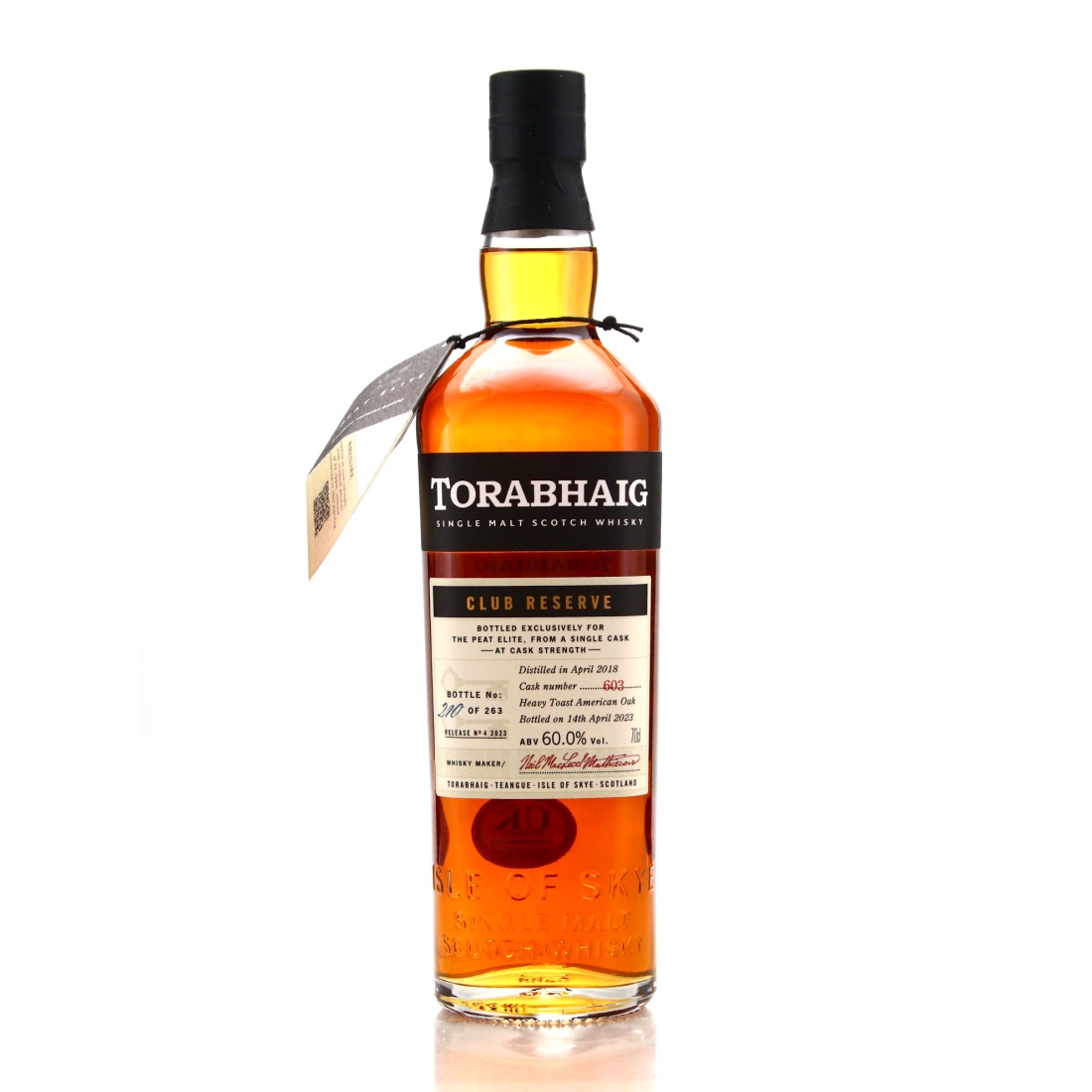 Torabhaig 2018 Single Cask #603 / Club Reserve Release No.4