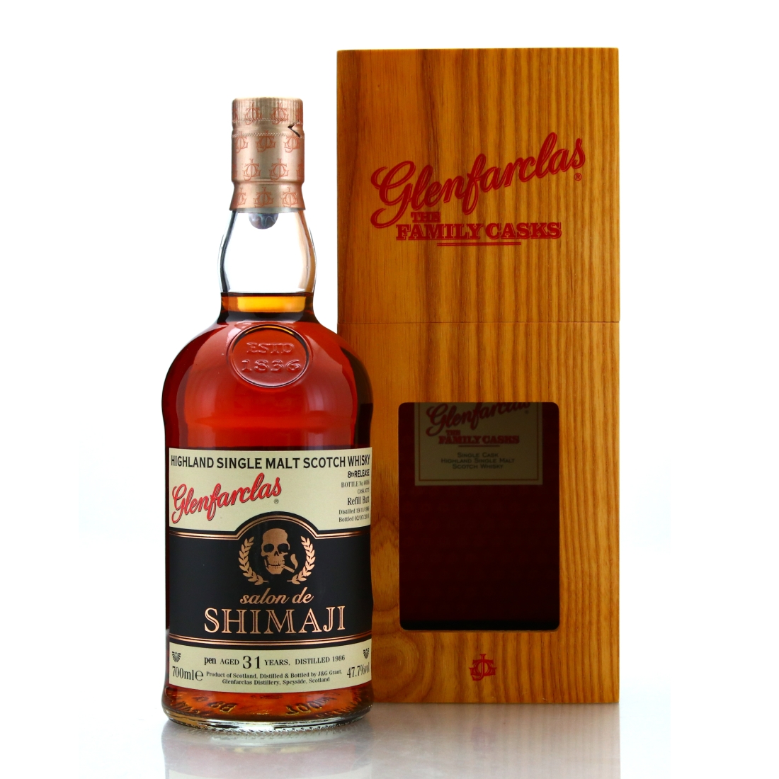 Glenfarclas 1986 Single Cask 31 Year Old #4775 / Salon de Shimaji 8th Release