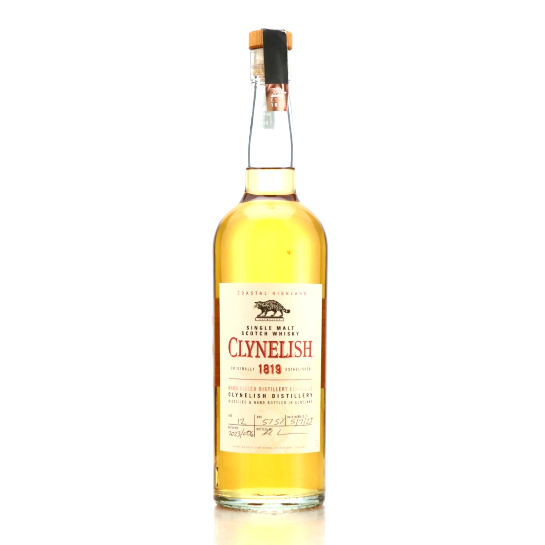 Clynelish 12 Year Old Hand Filled Batch #2023/006
