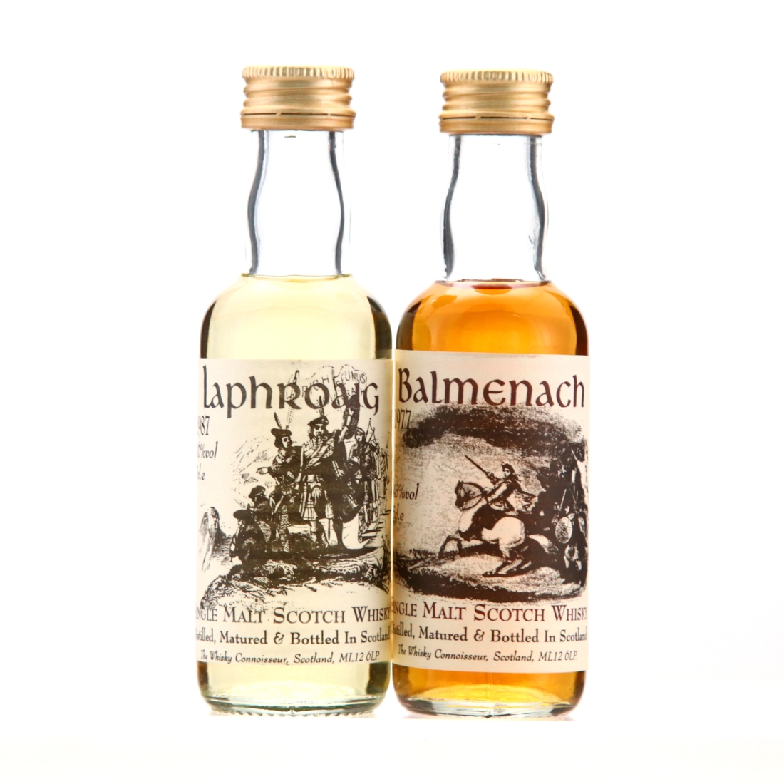 Whisky Connoisseur Miniature x 2
