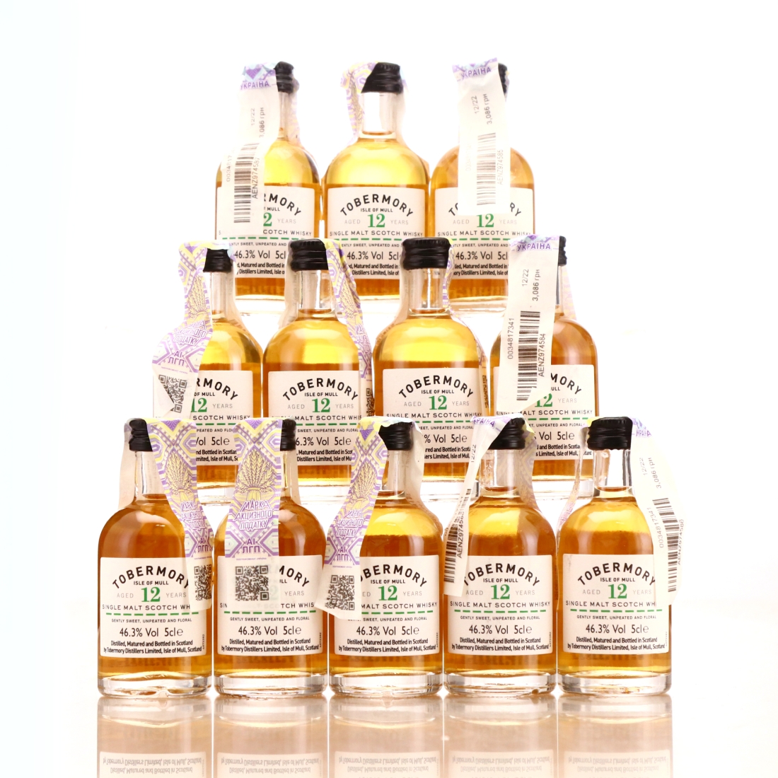 Tobermory 12 Year Old Miniature x 12 / Case