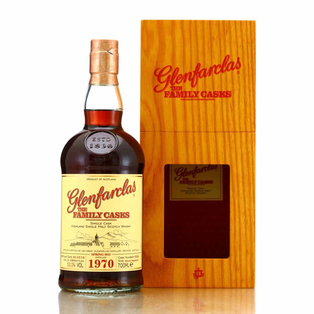 Glenfarclas 1970 Family Cask #2026 / Spring 2015
