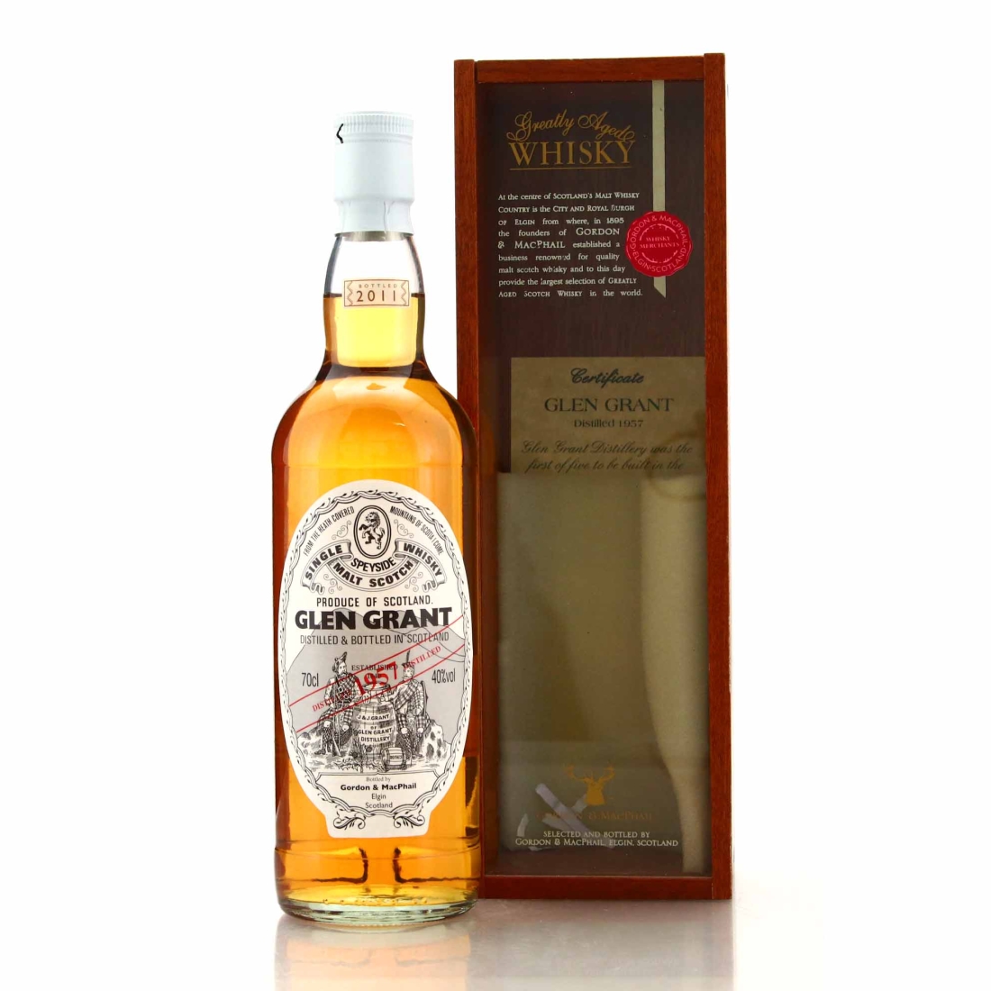 Glen Grant 1957 Gordon and MacPhail bottled 2011