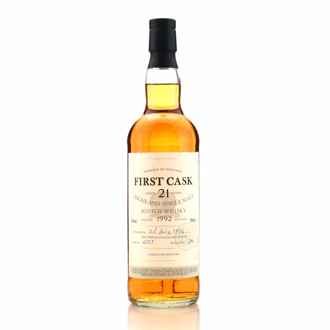Ben Nevis 1992 First Cask 21 Year Old