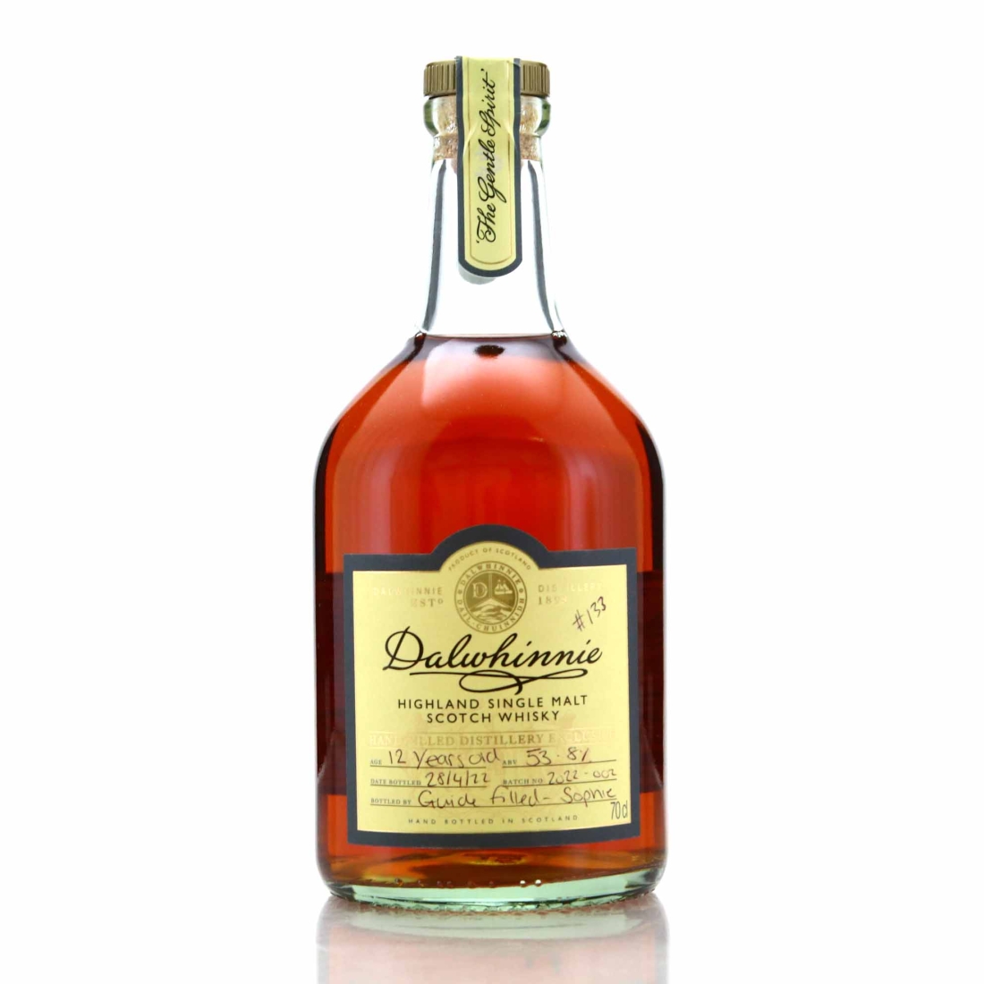 Dalwhinnie 12 Year Old Hand Filled Batch #2022-002