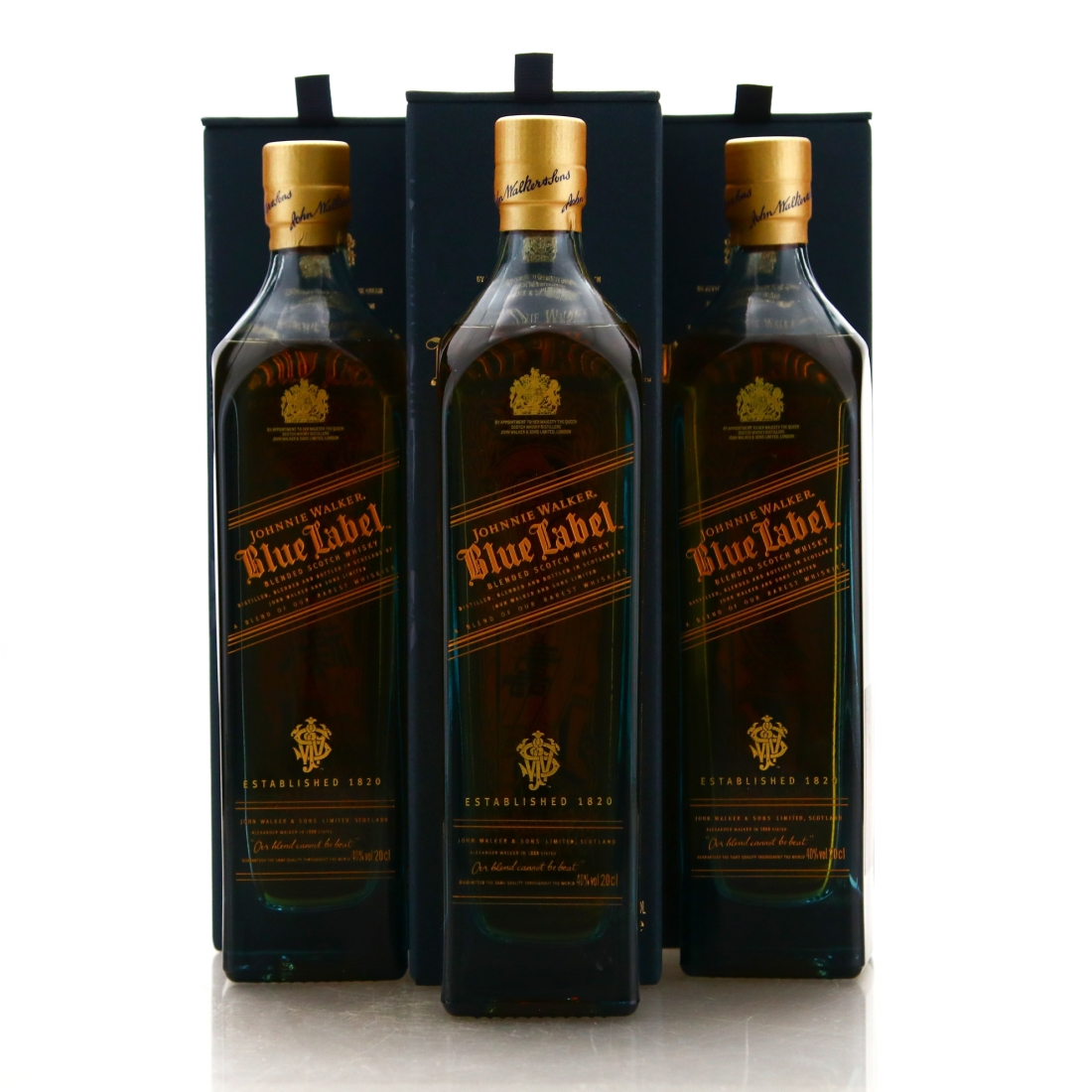 Johnnie Walker Blue Label / 3 Gods Collection Fu Lu Shou 3 x 20cl