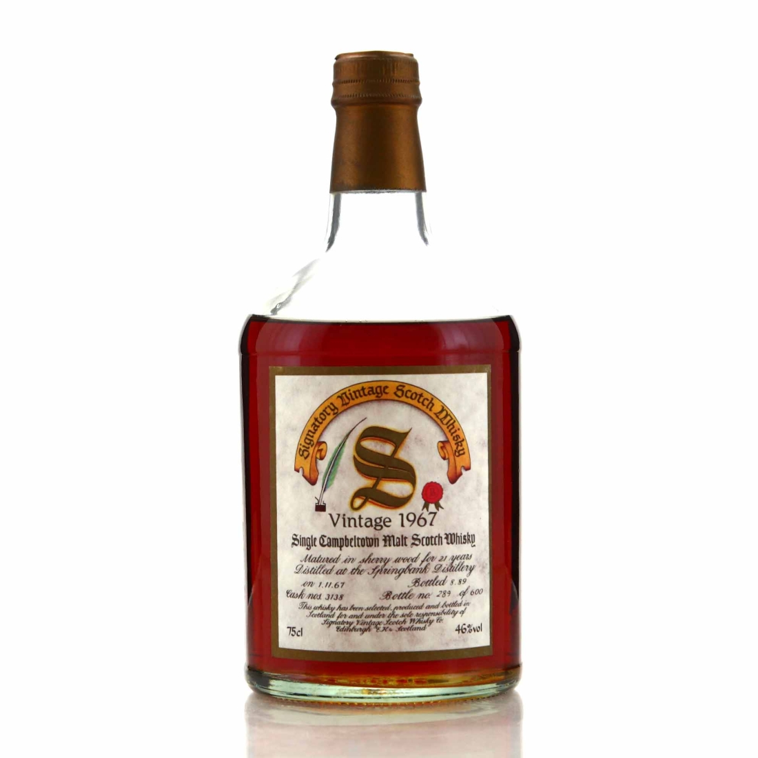 Springbank 1967 Signatory Vintage 21 Year Old