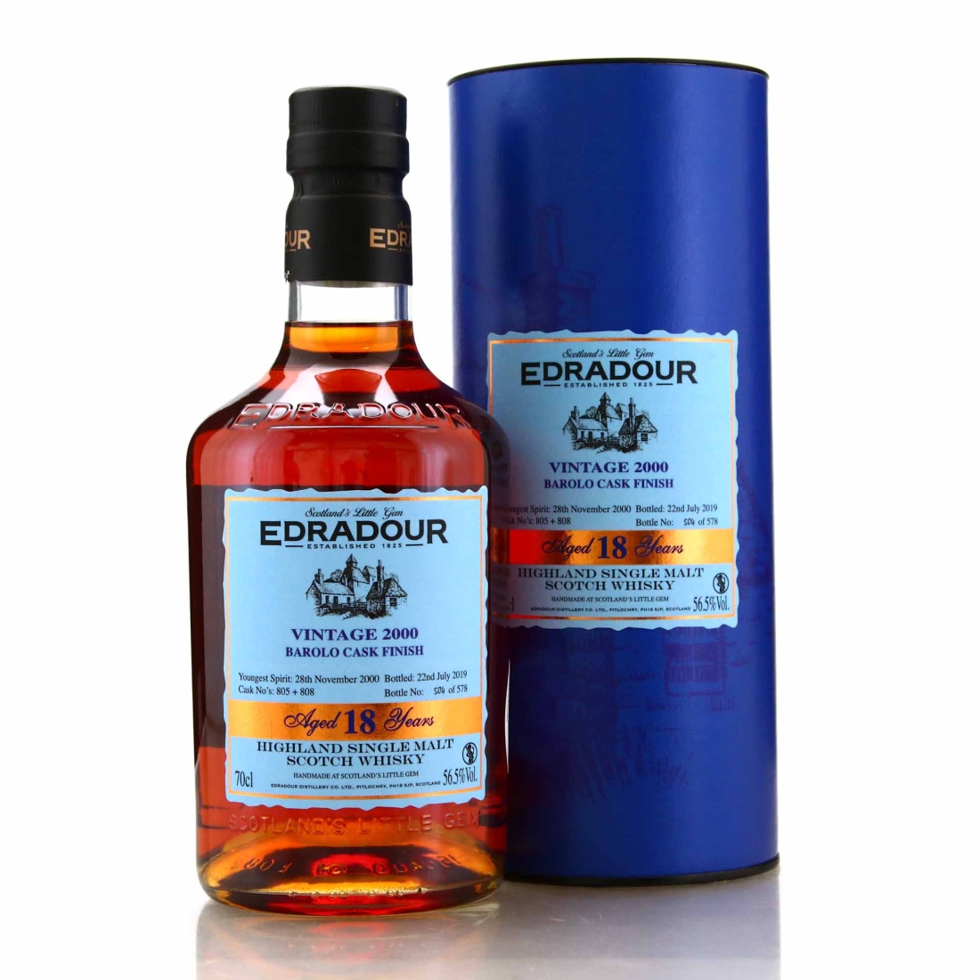 Edradour 2000 Barolo Cask Finish 18 Years Old