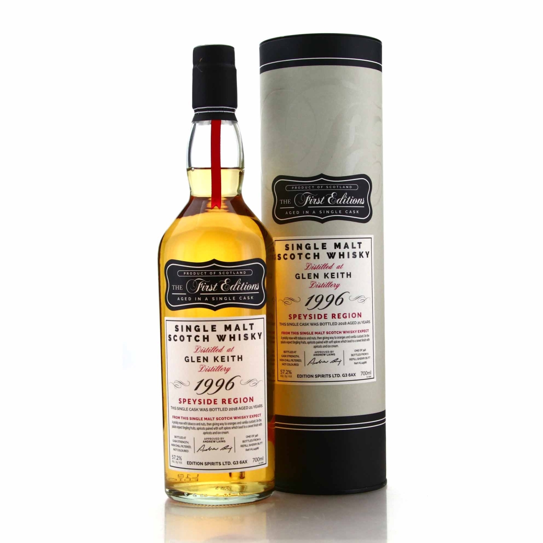 Glen Keith 1996 First Editions 21 Year Old