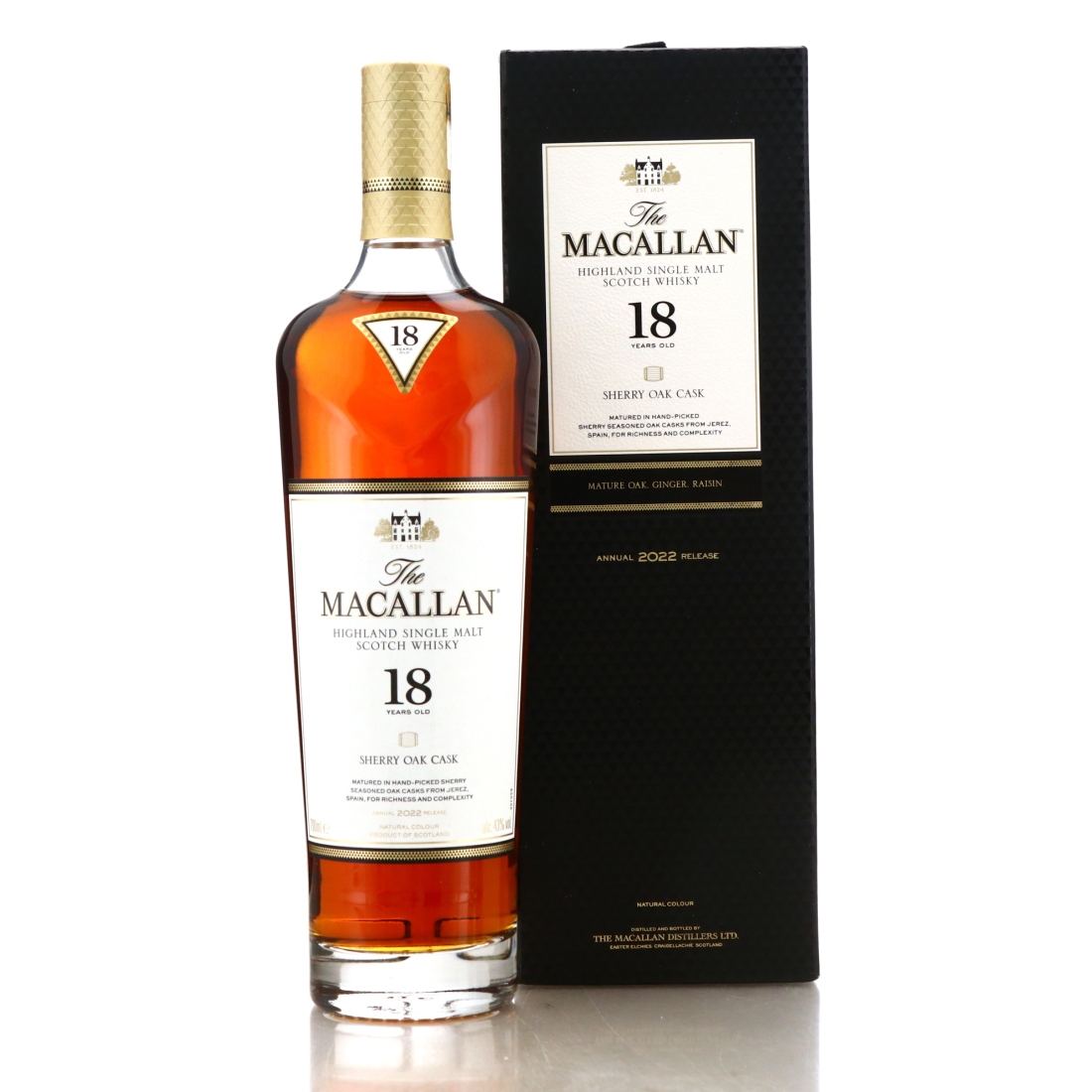 Image for Macallan Sherry Oak Cask 18 Year Old Annual 2022 Release