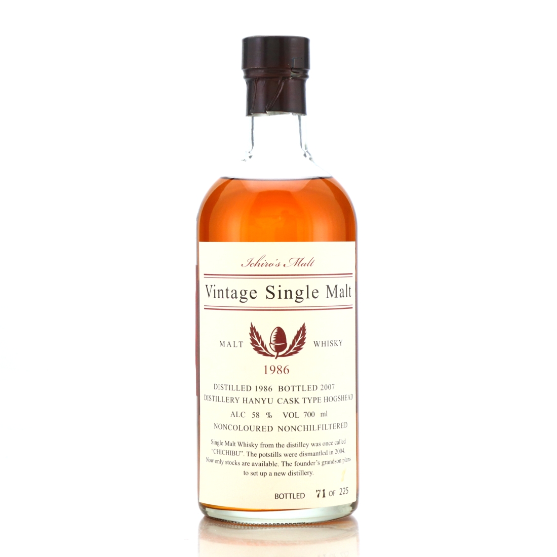 Hanyu 1986 Ichiro's Malt