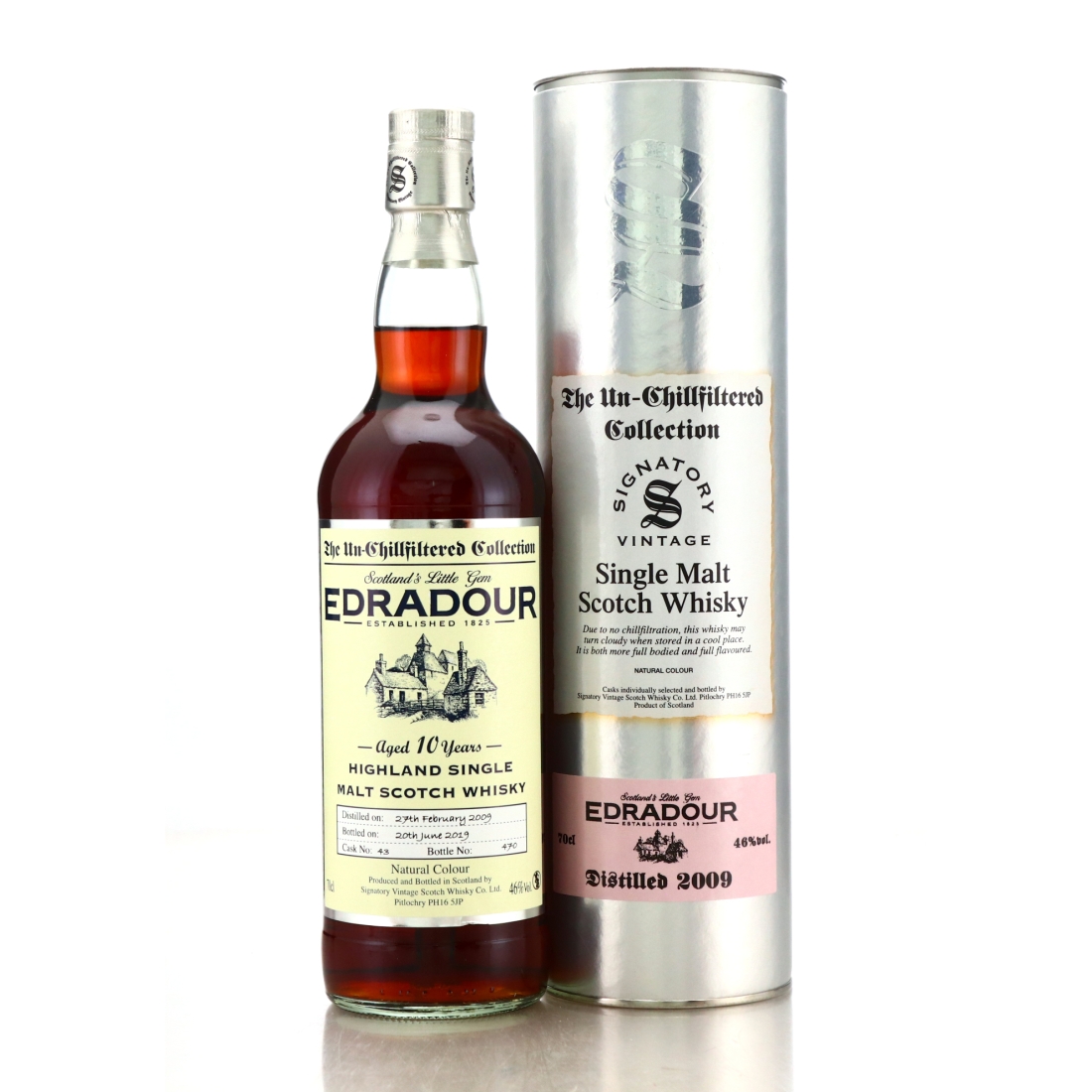 Edradour 2009 Signatory Vintage 10 Year Old #43