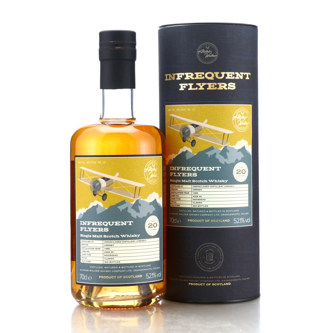 Orkney Single Malt 1999 Infrequent Flyers 20 Year Old