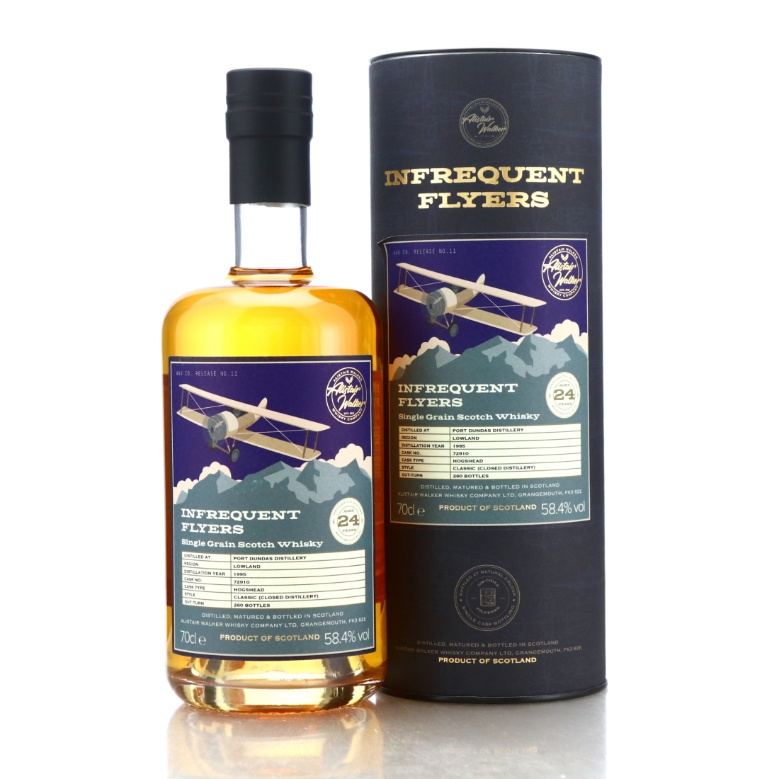 Port Dundas Single Malt 1995 Infrequent Flyers 24 Year Old