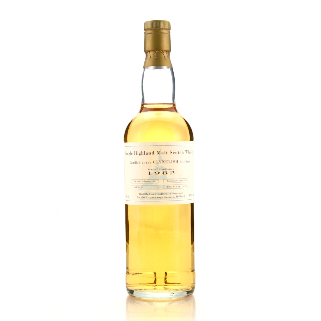 Clynelish 1982 Single Cask #131 / Usquebaugh