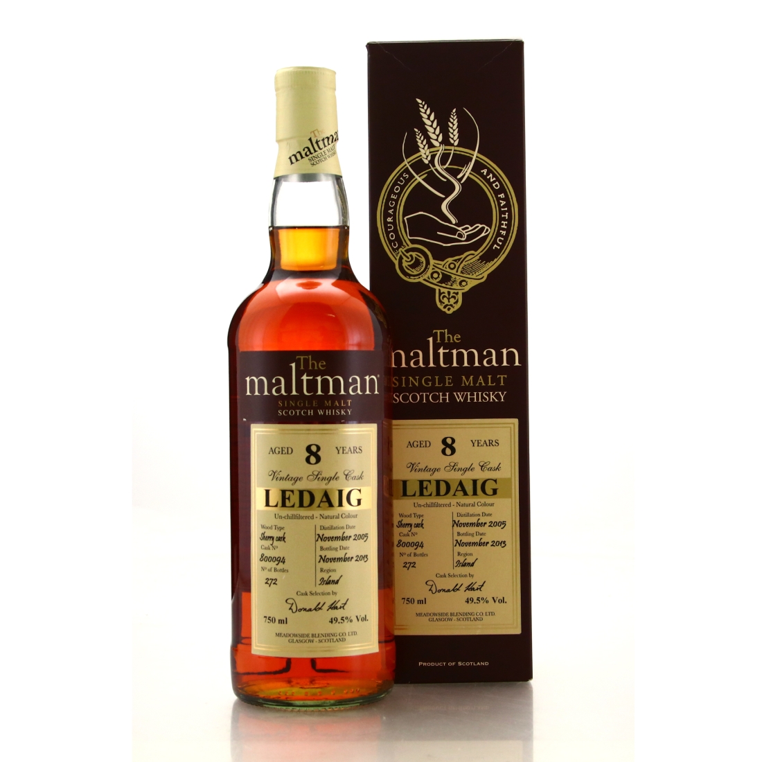 Ledaig 2005 Maltman 8 Year Old 75cl / US Import