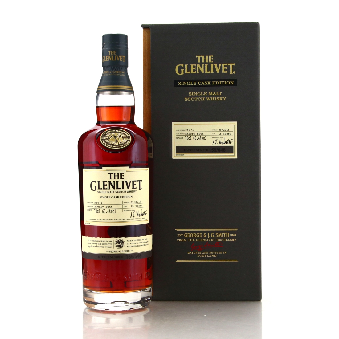 Glenlivet 15 Year Old Single Sherry Cask #56071