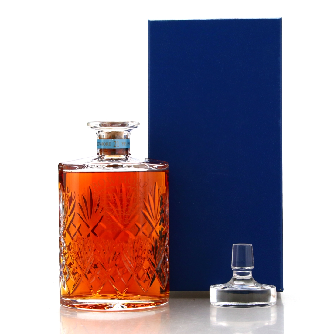 Bowmore 21 Year Old Glencairn Crystal Decanter 1980s