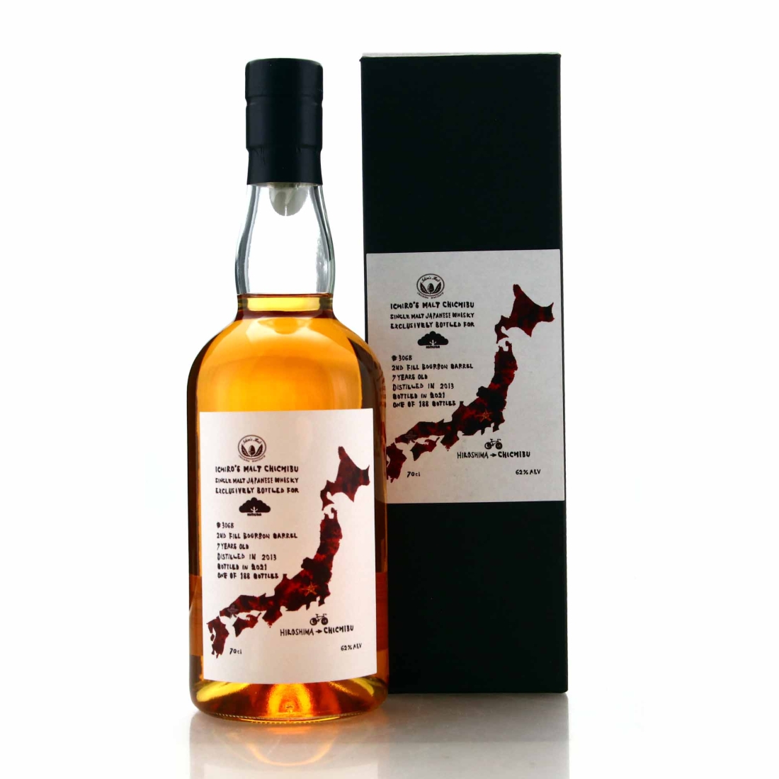 Chichibu 2013 Single Bourbon Cask 7 Year Old #3068 / Kimura