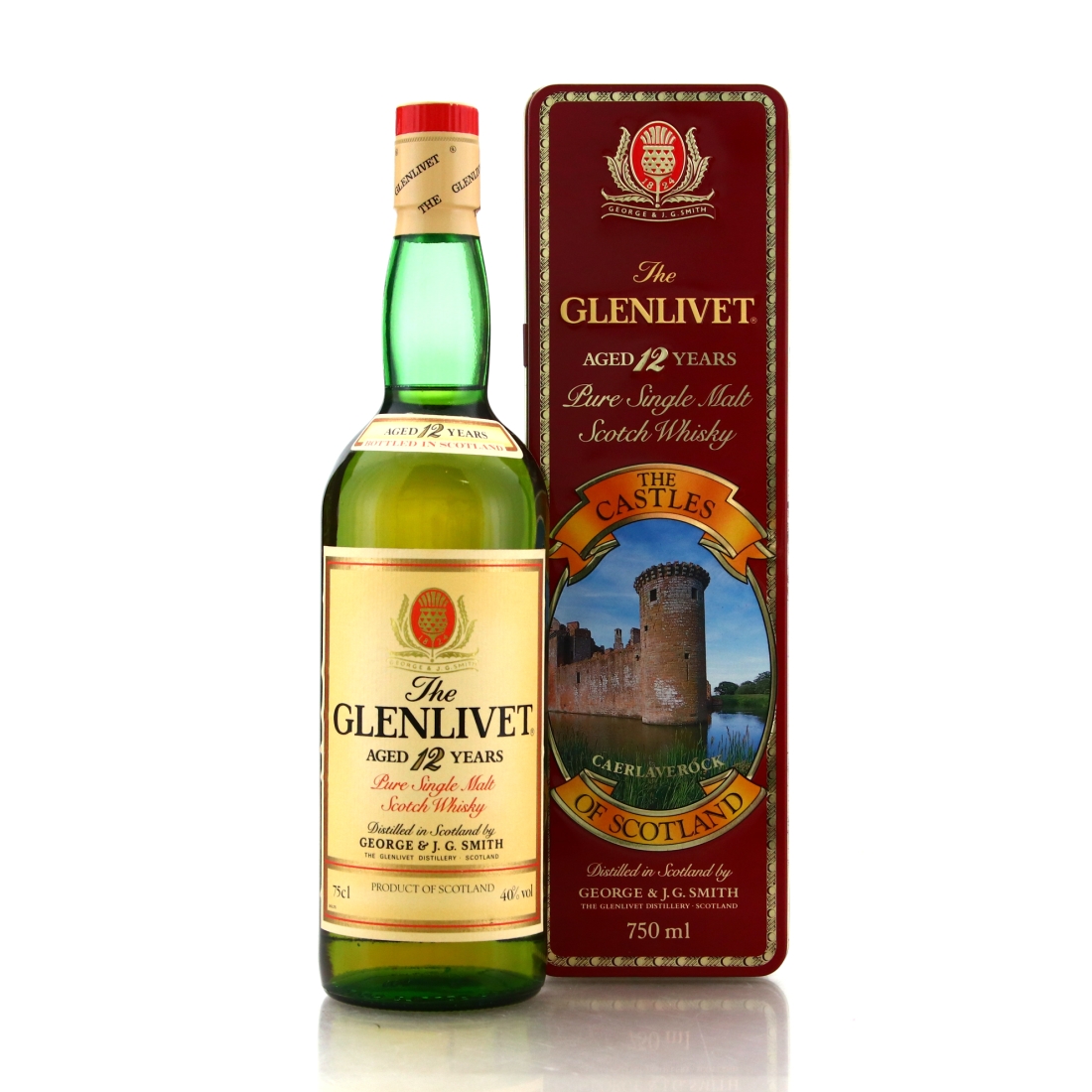 Glenlivet 12 Year Old Castles of Scotland 1980s / Caerlaverock