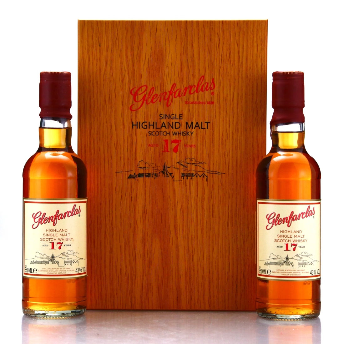 Glenfarclas 17 Year Old Gift Pack 2 x 35cl