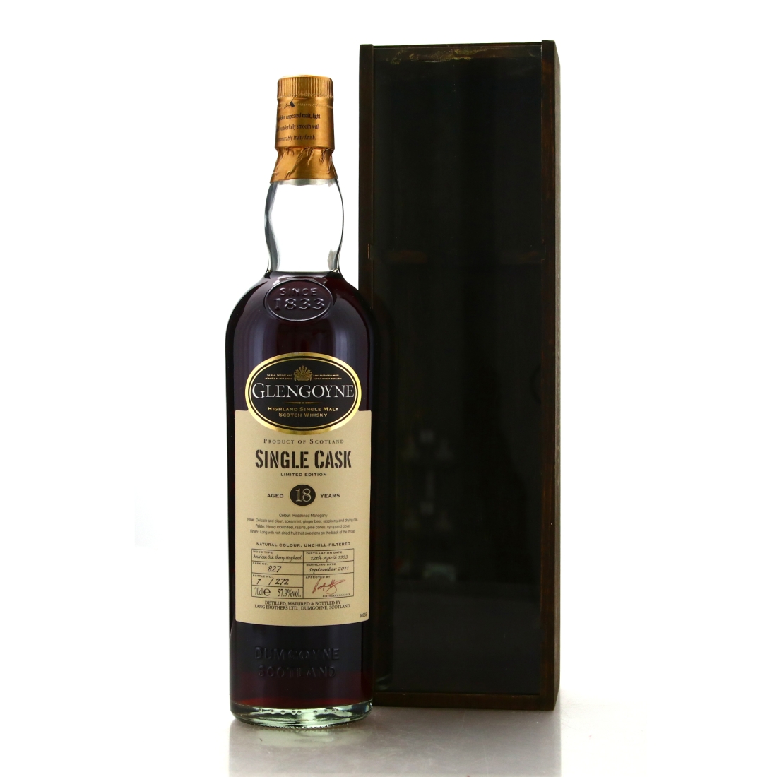 Glengoyne 1993 Single Sherry Cask 18 Year Old #827